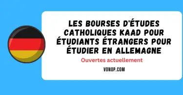 Les bourses d'études catholiques KAAD pour étudiants étrangers 2024