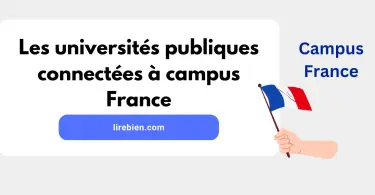 Les universités publiques connectées à campus France