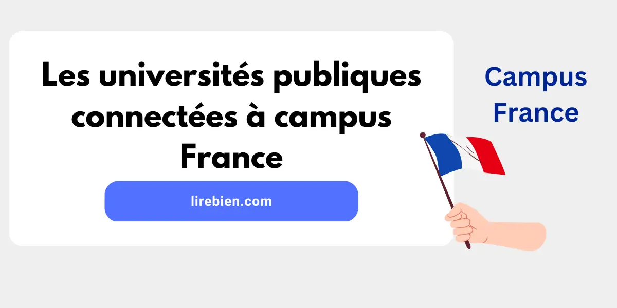 Les universités publiques connectées à campus France