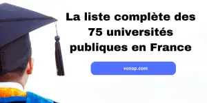 La liste des universités publiques en France-La liste des universités publiques en France qui acceptent les étrangers
