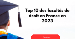 Les meilleures facultés de droit en France en 2023