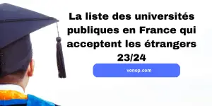 La liste des universités publiques en France
